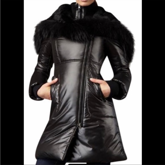 (SOLD) Mackage Liz Asymmetrical Coat - Picture 5 of 10